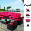 Captain relax corner lounge set 