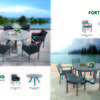 Fort Smith Dining Round Set(1 set= 1 table + 6 chairs)