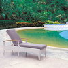 Madera sunbed w/ teak arm *180x66cm