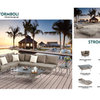 Stormboli corner lounge set (7pcs/set:2corners+4middle)