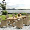 Brocante Lounge set ( 6 dining chair + 1 table)