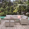 Minnesota corner lounge/dining set 