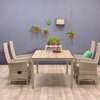 Mexico dining set(5 pcs/Set:4 chair+1 table)