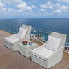 Boston Lounge set ( 2 lounge chairs + 1 side table)