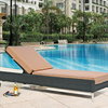Metro sunbed L208cm, with 304# stainless steel leg