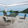 Retro dining set( 5pcs/set: 1 table + 4 chair)