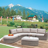 Elegance lounge set B (1left+1middle+1inward conrner+1footrest+1side table)