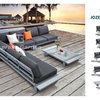 Jozefina Set (1set=4pcs   1pc 3-seat left sofa+1pc right 2-seater sofa+1pc corner sofa+1pc coffee table
