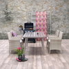 Nicosia dinning set(7pcs/set:1table+6chair)