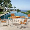 Bari dining set;( 5pcs/set: 1 table + 4 chair)